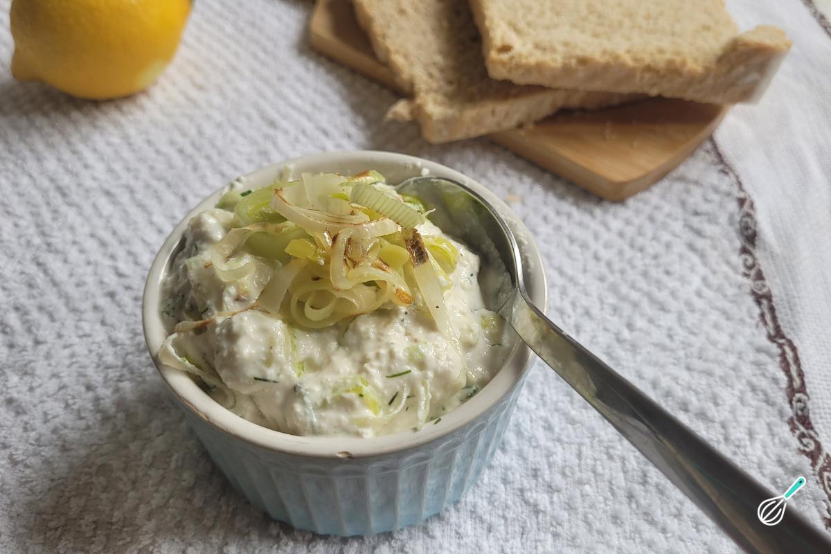 Patê alho poró cream cheese irresistível Patê alho poró cream cheese irresistível