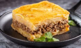 Escondidinho de Carne Moída com Mandioca Super Cremoso