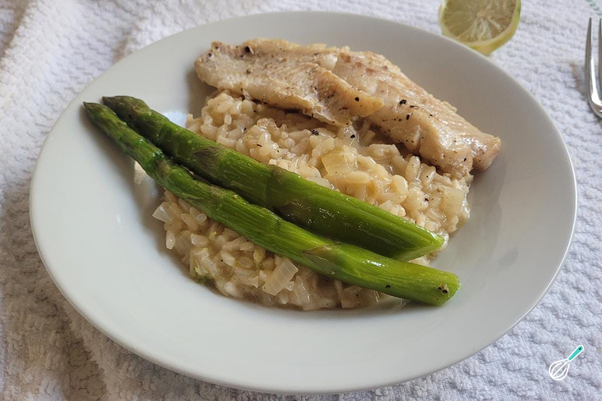 Risoto Tilápia Limão Delicioso Risoto Tilápia Limão Delicioso