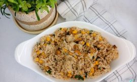 Arroz Festivo Nozes Castanhas Toque Mesa
