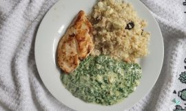 Frango Cremoso com Espinafre: Jantar Rápido e Saboroso