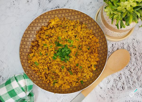Cuscuz com Carne Moída na Frigideira: Prático e Molhadinho