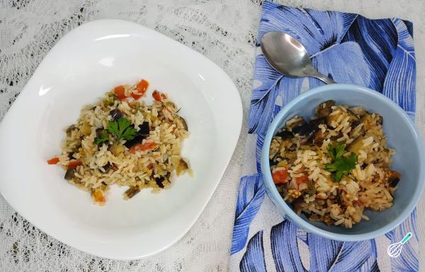Arroz Berinjela Leve: Receita Saudável e Saborosa Arroz Berinjela Leve: Receita Saudável e Saborosa