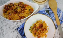 Arroz com Calabresa: Fácil, Saboroso e Irresistível