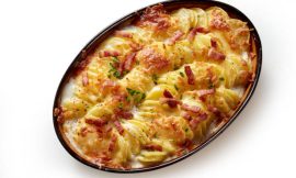 Receita de Batata Gratinada com Bacon: Crocante e Cremosa