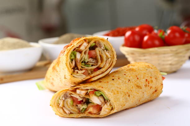 Wraps de Rosbife Crocantes: Lanche Rápido