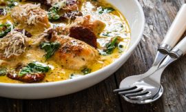 Polenta Cremosa Alla Toscana com Molho de Linguiça