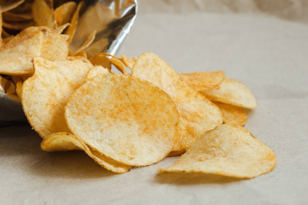 Batata Chips Caseira Crocante no Micro-ondas