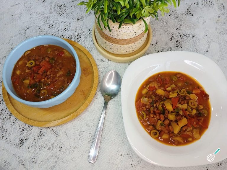 Feijão batata tomate sabor que vai surpreender