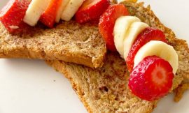 Rabanada Assada com Calda de Banana Receita Fácil e Saborosa