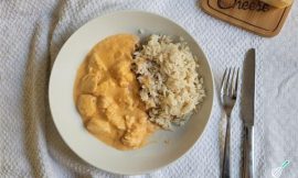 Strogonoff de Frango Cremoso com Queijo Fácil