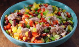 Salada Rápida de Feijão Branco e Atum Proteica