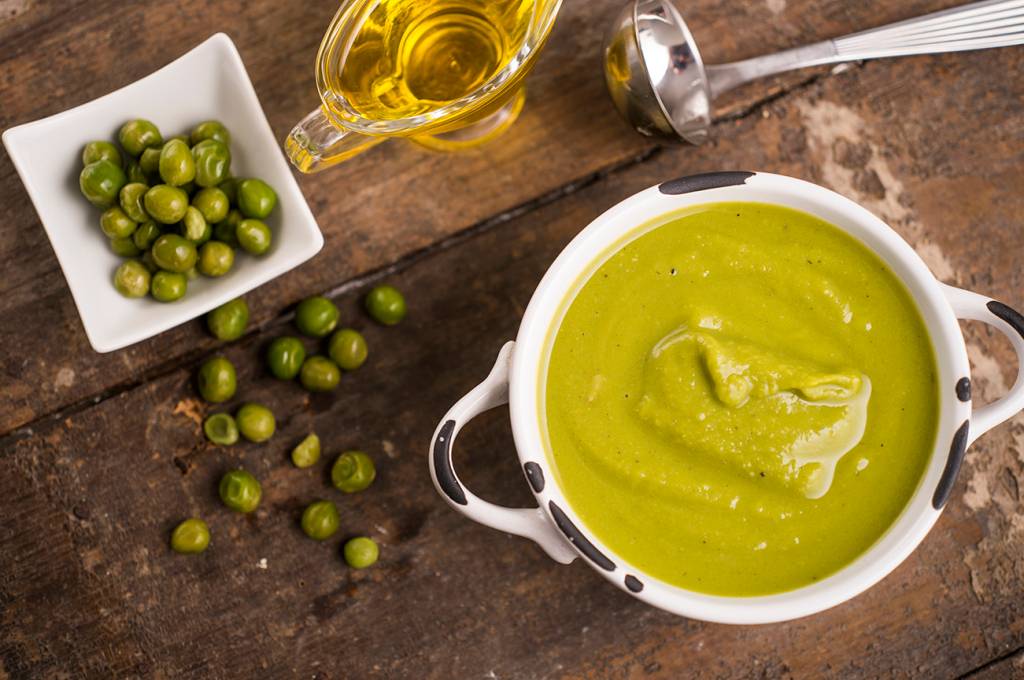 Creme de Ervilhas Vegetariano: Conforto no Inverno