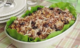 Salada Marroquina Frango Trigo Sabores Oriente