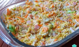 Salpicão presunto preparado perfeito noite especial