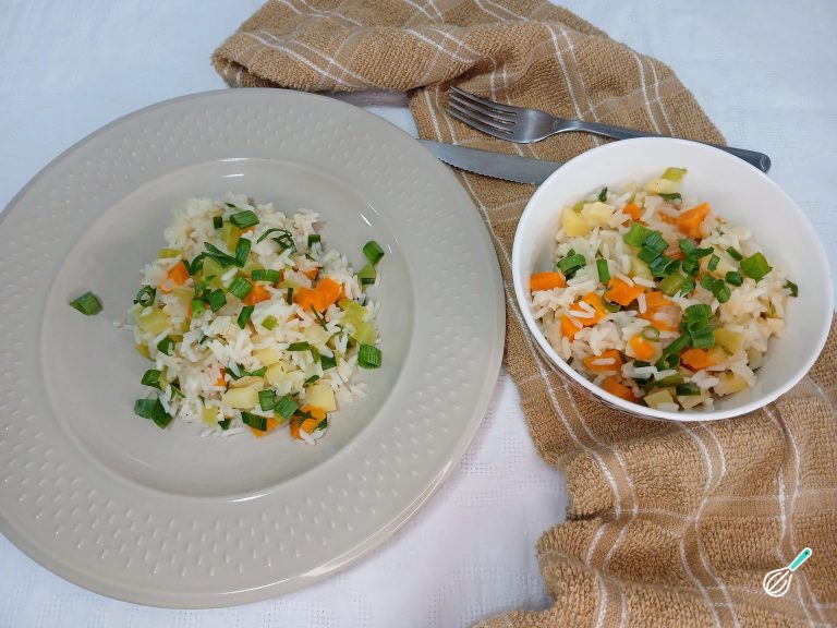 Arroz Colorido com Legumes: Rápido e Saudável