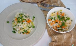 Arroz Colorido com Legumes: Rápido e Saudável