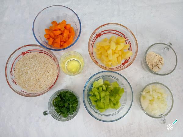 Arroz Colorido com Legumes: Rápido e Saudável
