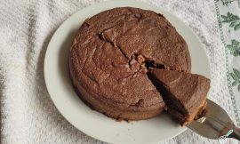 Receita de Bolo de chocolate fit de liquidificador