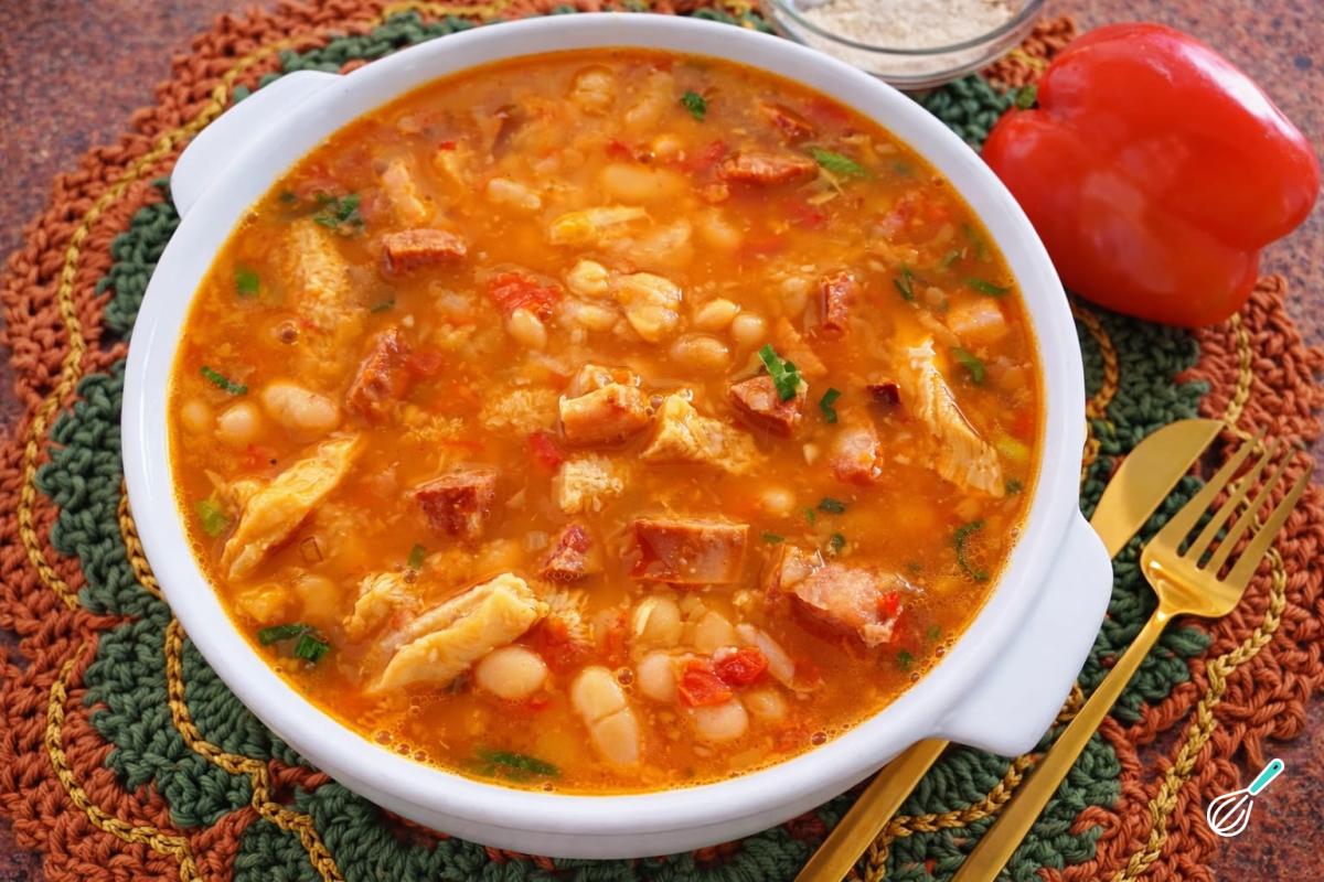 Receita de Feijão branco com bucho