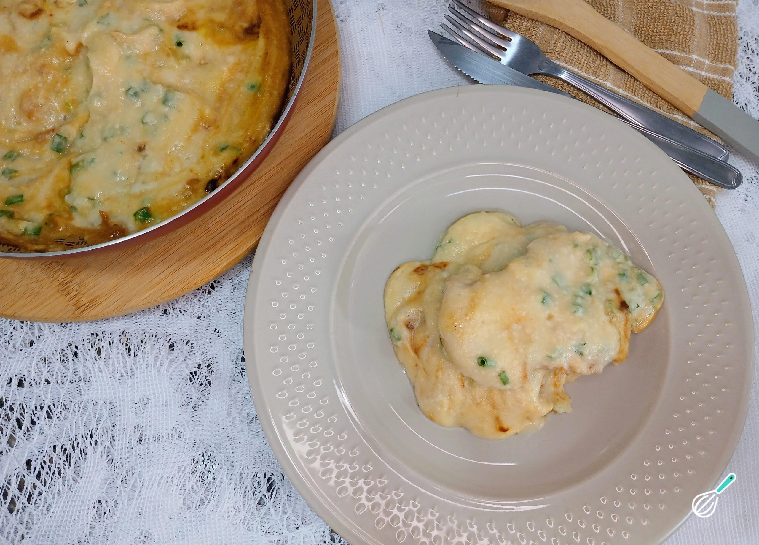Receita de Frango ao molho de batata Receita de Frango ao molho de batata