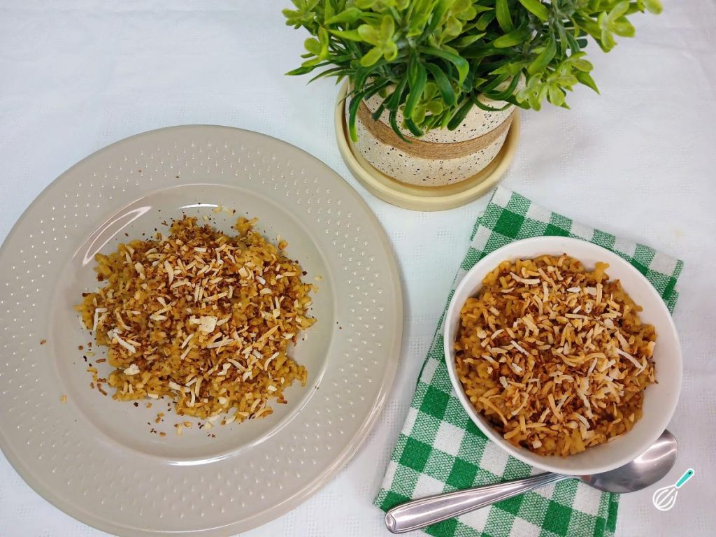 Receita de Arroz de coco colombiano Receita de Arroz de coco colombiano
