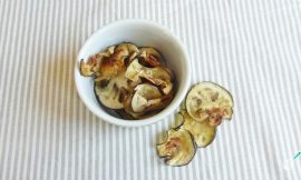 Receita de Chips de berinjela no forno
