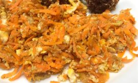 Receita de Farofa de cenoura low carb