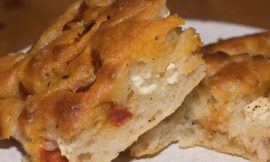 Receita de Focaccia de calabresa
