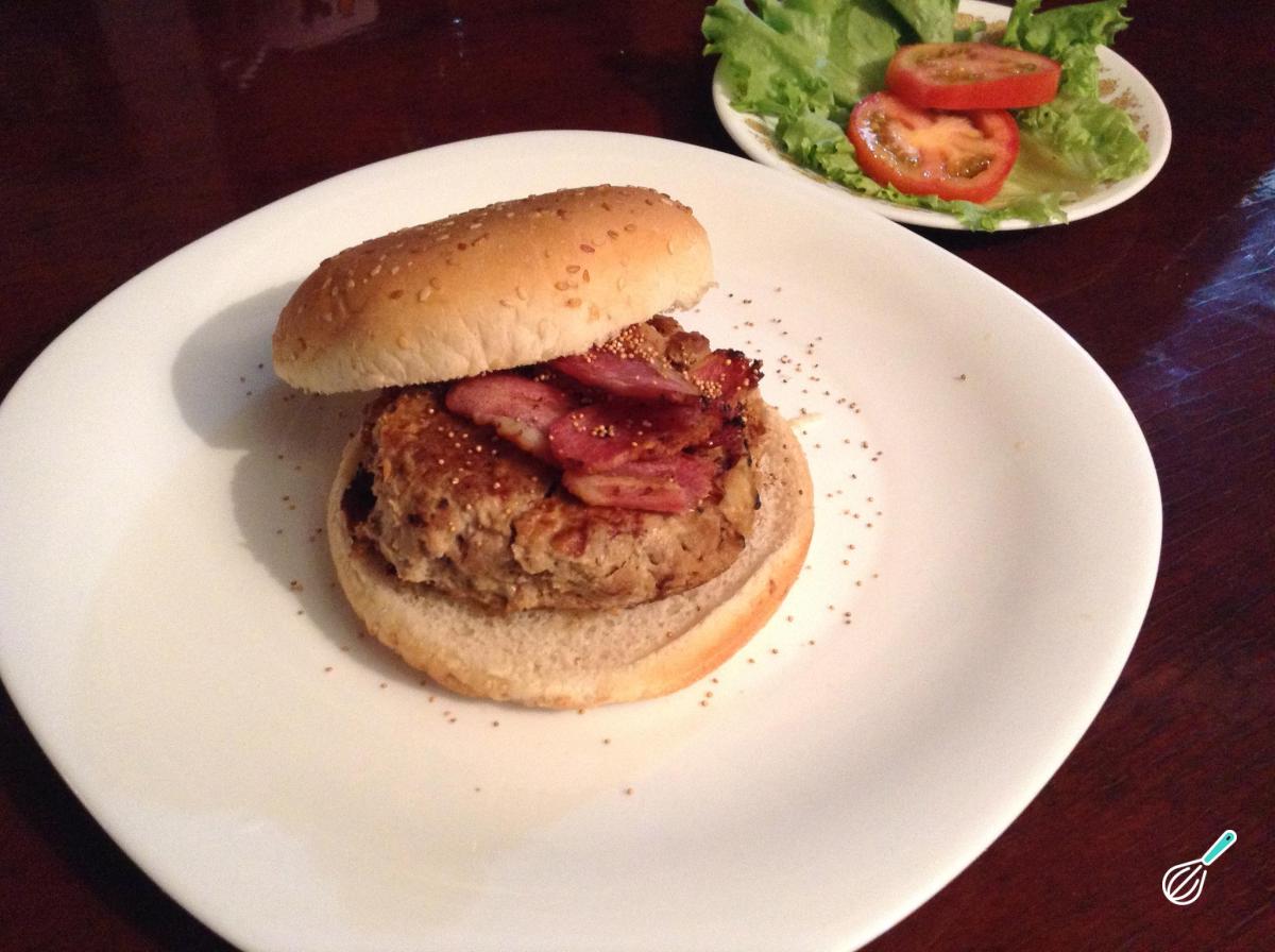 Receita de Hambúrguer americano caseiro
