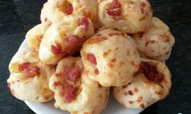 Receita de Pão de queijo com bacon