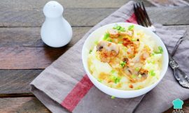Receita de Purê de batata com cogumelos