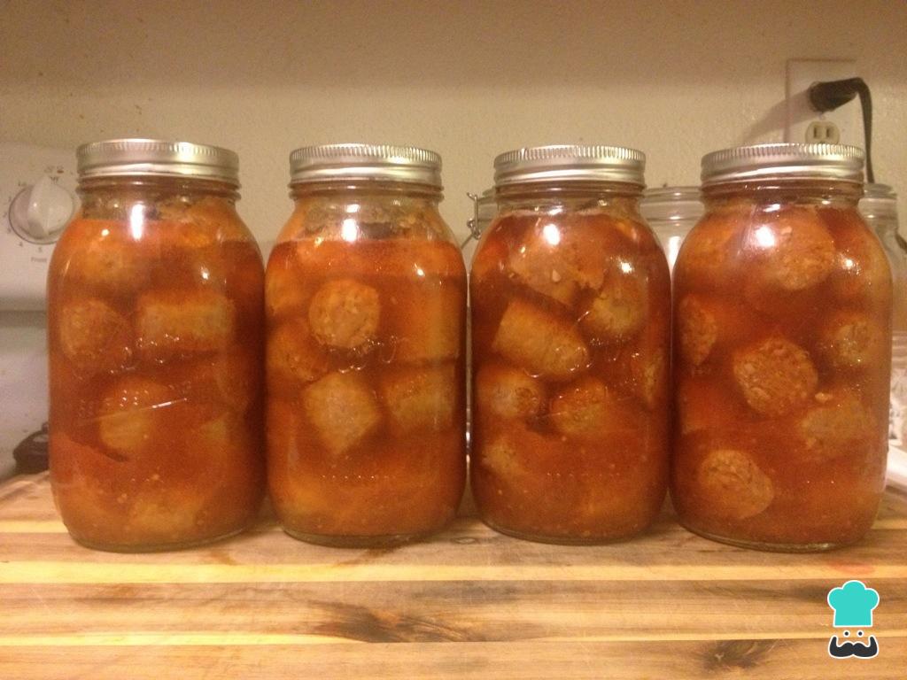Receita de Salsicha em conserva