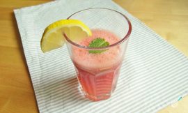 Suco de melancia com limão