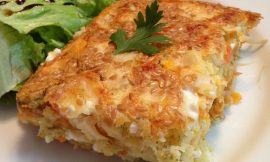 Torta Salgada Sem Glúten com Farinha de Arroz Crocante