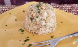 Receita de Arroz integral com quinoa
