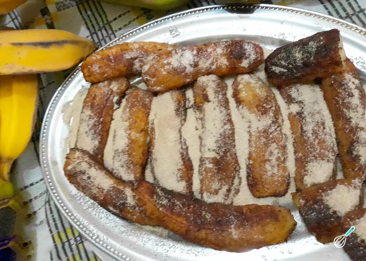 Receita de Banana da terra frita fácil