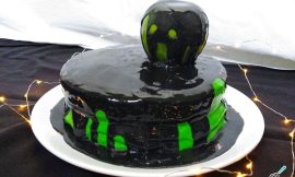 Receita de Bolo de Halloween assustador