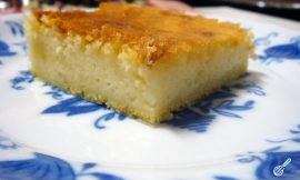 Receita de Bombocado de assadeira com leite condensado