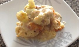 Receita de Couve-flor gratinada