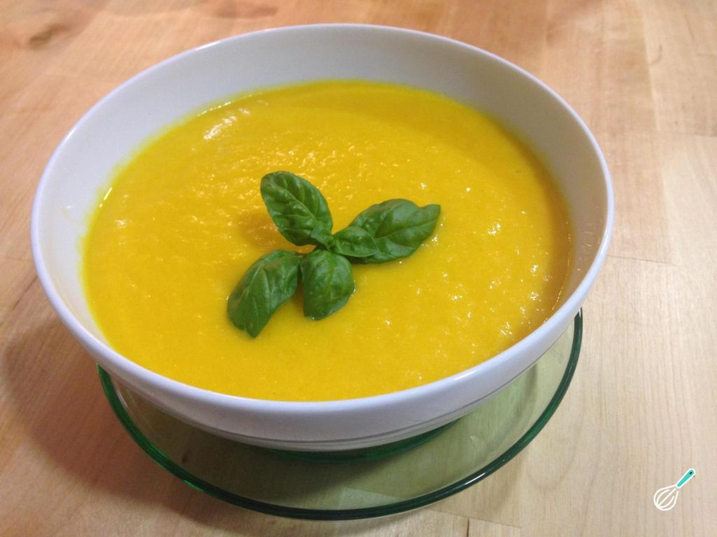 Receita de Creme de cenoura com gengibre Receita de Creme de cenoura com gengibre