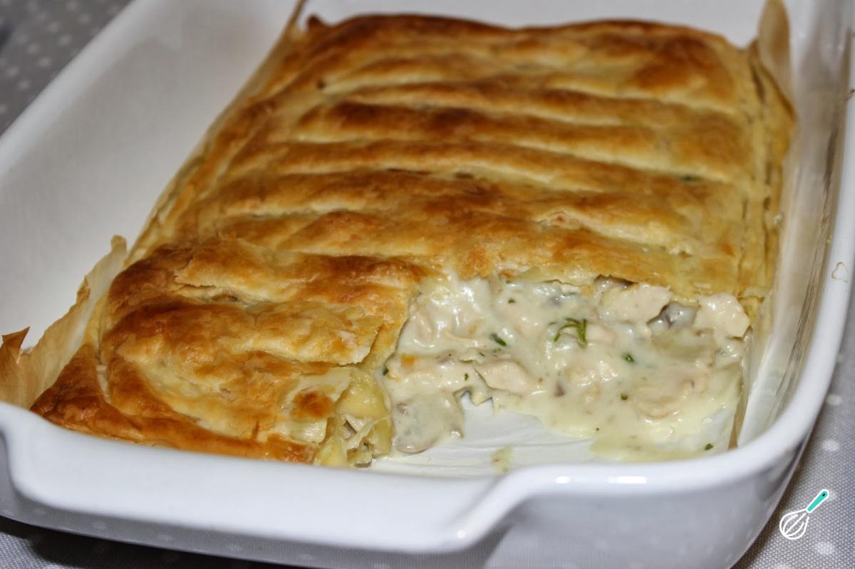 Receita de Folhado de frango fácil
