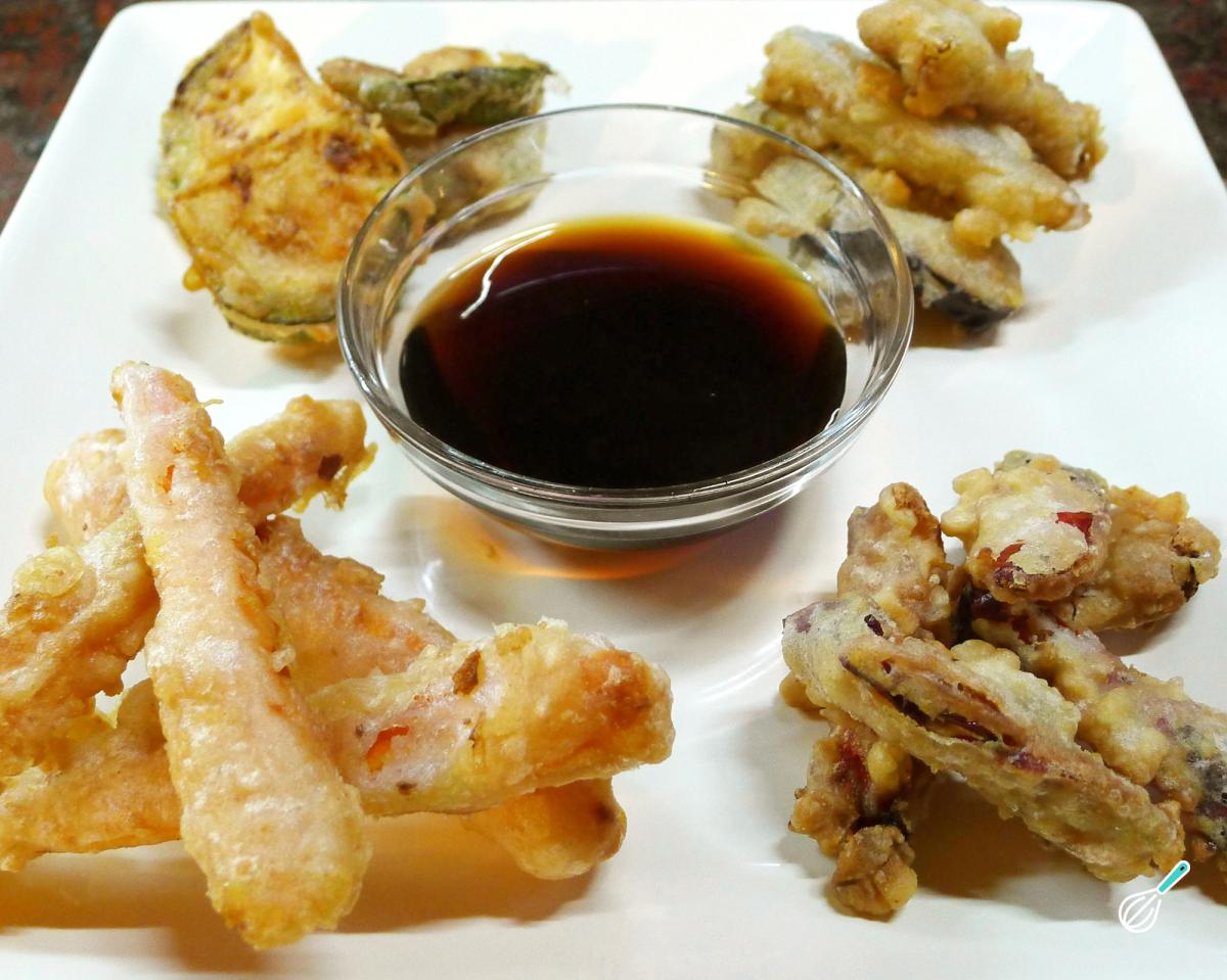 Receita de Tempurá de Legumes Japonês Crocante Receita de Tempurá de Legumes Japonês Crocante