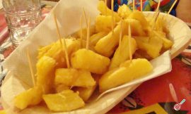 Receita de Mandioca frita com manteiga de garrafa