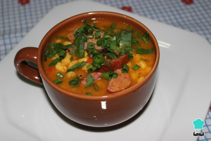 Receita de Mungunzá salgado