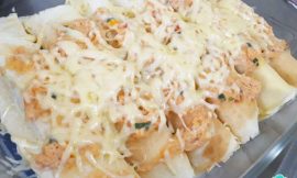 Panqueca de Frango com Requeijão Cremosa e Fácil
