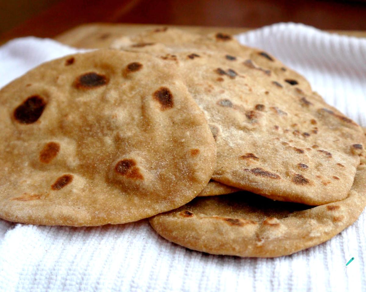 Receita de Pão sírio integral de frigideira