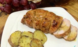 Receita de Peito de peru com mostarda no forno