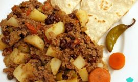 Picadinho de Carne Moída com Legumes Estilo Mexicano
