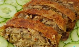Receita de Rocambole vegano salgado